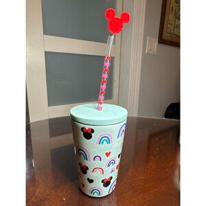 Minnie Mouse-Themed 12 oz. Tumbler With Lid & Straw                        64-8